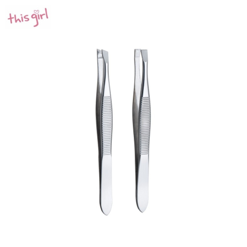 This Girl 迷你平口+斜眉毛夾(2入) AB-068