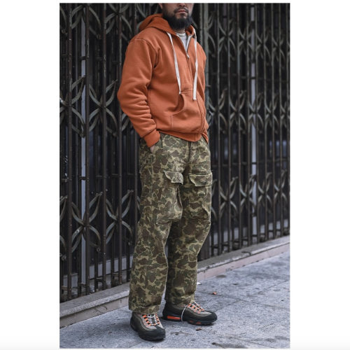 BRONSON 1950’S STYLE WIND SHIELD HOODIE 雙層格紋內裡防風連帽衛衣 帽T 日常外