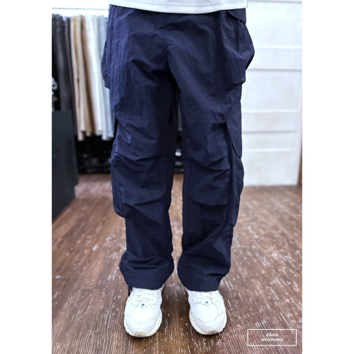 『新品上市』重磅多口袋傘兵工裝長褲-深藍(NOF230913286)
