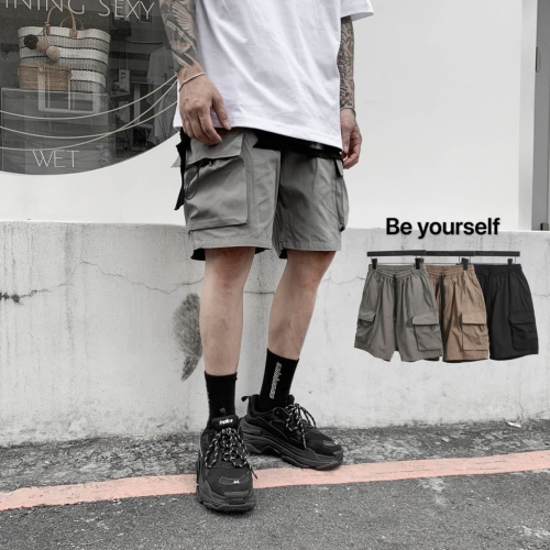 【B.Y】?世紀 最強 尼龍 短褲 工作短褲 多口袋 工作褲 工裝短褲 休閒短褲 男女不拘