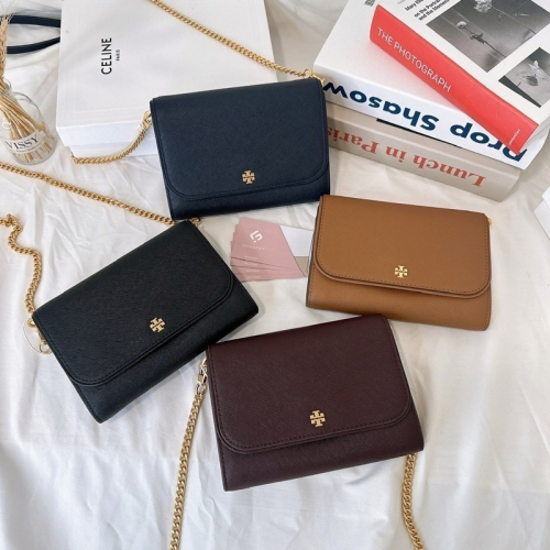 美國代購??台灣現貨 Tory Burch 防刮 小金logo WOC 包