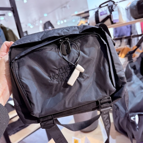 日本帶回現貨 The North Face 日版紫標肩背包 灰色
