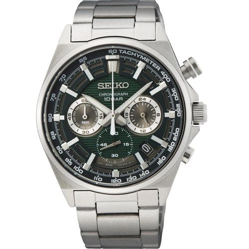 SEIKO精工 CS 賽車計時手錶 618送禮首選-41mm (SSB405P1/8T63-00T0G)