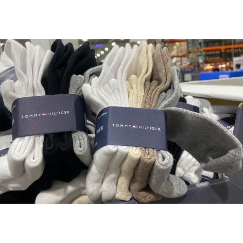 ?現貨特價！TOMMY HILFIGER 女中筒襪五入組 單一尺寸 三種顏色組合可選-吉兒好市多COSTCO代購