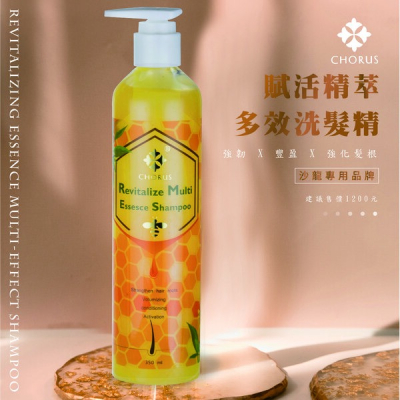 【Dr.Piz】CHORUS賦活精萃多效洗髮精 350ml 髮根修護 強化髮根 生薑萃取 滋養 養髮 公司貨