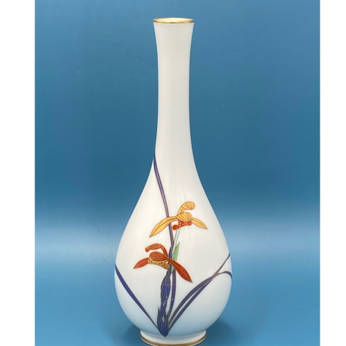 日本koransha香蘭社素心蘭白瓷花瓶（9405-2-32-23）350ml