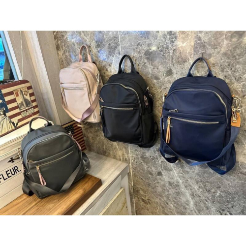 韓國??空運～?韓國尼龍後背包～?質感尼龍雙隔層後背包‼️～尼龍後背包～旅行包～媽媽包