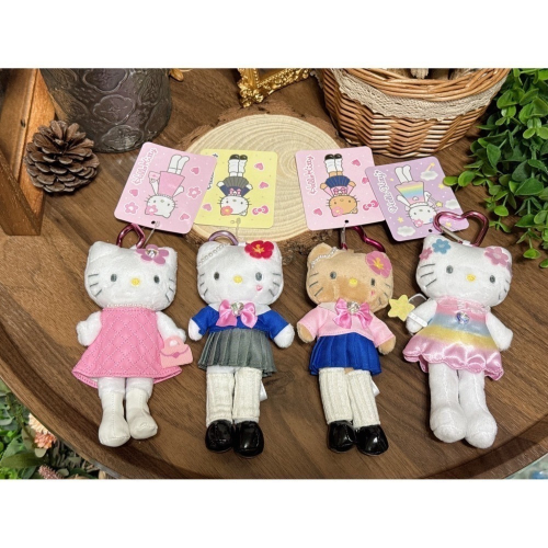 現貨 日本 Sanrio 三麗鷗 長腿 kitty 平成高校 學生 制服 黑皮kitty 娃娃吊飾