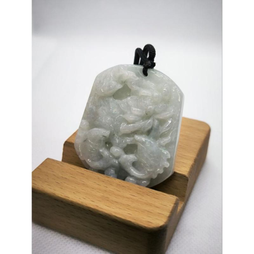 天然緬甸A貨翡翠 荷塘月色 糯地芙蓉 附證書 出清價