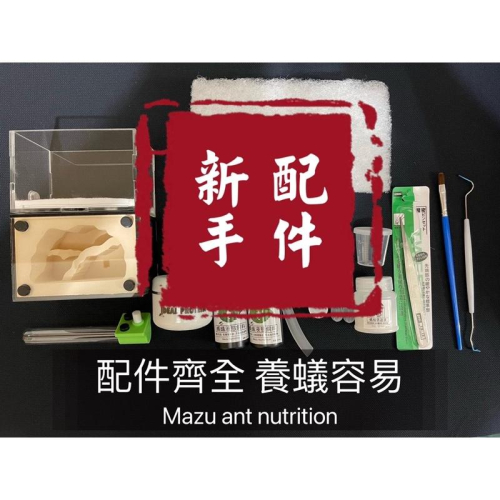養螞蟻新手配件包（石膏蟻巢、螞蟻飼料、螞蟻配件、食盆、餵水器、液態飼料）螞蟻巢/螞蟻飼料/養螞蟻