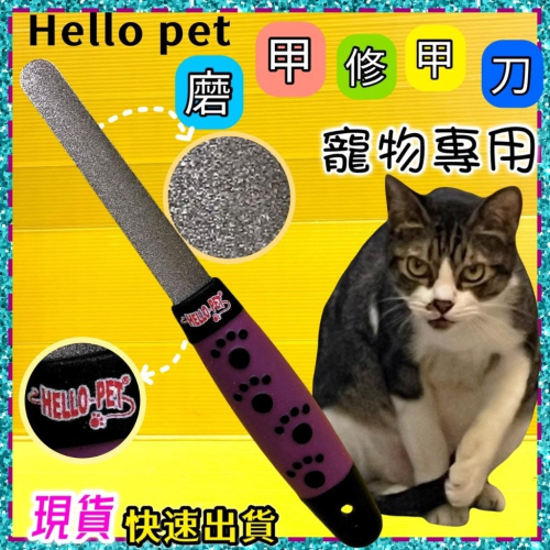 ★JIA-JIA★哈囉佩特【不鏽鋼 挫刀】防滑手把 Hello pet 指甲 挫刀 狗 手動磨甲器 貓 寵物 犬 狗