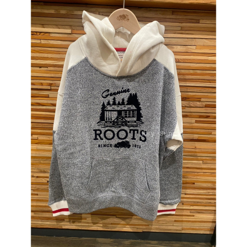 RS代購 Roots全新正品優惠 Roots大童-經典小木屋系列 經典LOGO連帽洋裝 滿額贈購物袋