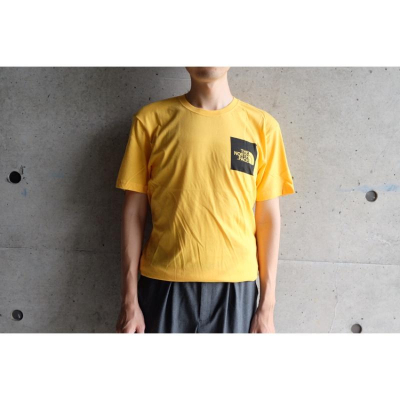 The North Face 短袖 Box LOGO 芥末黃 短袖 S 現貨