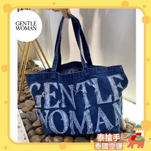 ✨泰國空運?️ 現貨 ?GW超人氣Gentlewoman 帆布包托特包 白/黑 ?? 帆布袋GW泰國代購