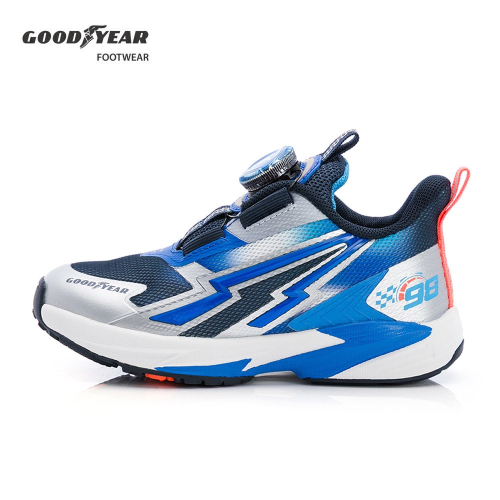 GOODYEAR 固特異 旋轉鞋扣 滑步車鞋 緩震 輕量 透氣 男童 球鞋 運動鞋 慢跑鞋 兒童運動鞋 足弓機能鞋墊