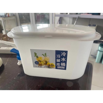 ?台灣現貨?冰箱冷水壺 3.5公升 大容量 可裝檸檬水果 食品級 寬口設計 前後提把