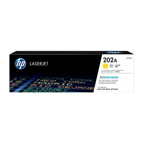 HP 202A 黃色原廠 LaserJet 碳粉匣 CF502A