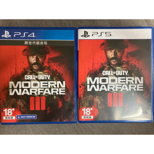 PS4/PS5 中古二手原裝遊戲片~決勝時刻 現代戰爭 3 III 2023 中文版 Call of Duty