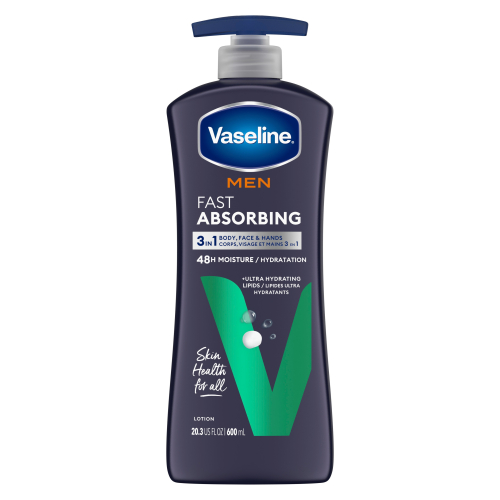 【Vaseline 凡士林】身體潤膚乳液-男用清爽/綠(600ml)【2818】