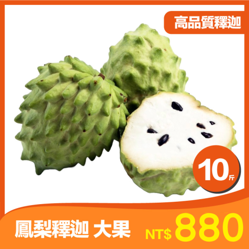 【果樂釋迦專賣】鳳梨釋迦/10斤一箱
