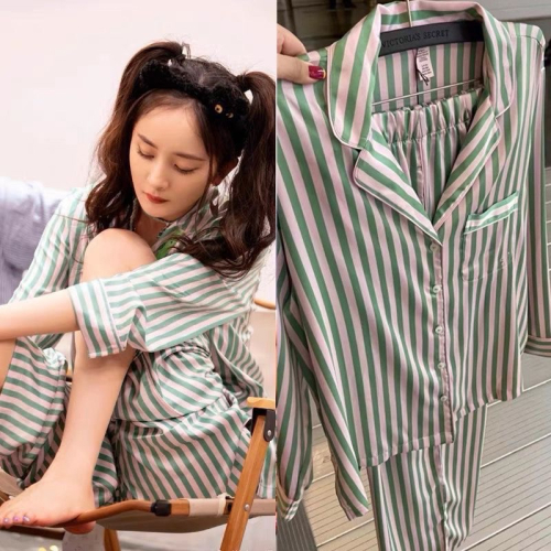 VS 維多利亞的秘密真絲綢睡衣 居家服 女星愛用款 高級舒服長袖長褲短褲家居服套裝 我自己也超級喜歡 太舒適了