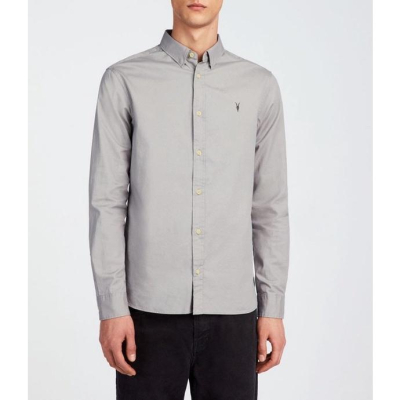 Allsaints 英國官網直送現貨 經典款 REDONDO 長袖襯衫 大地灰 Land Grey XS現貨