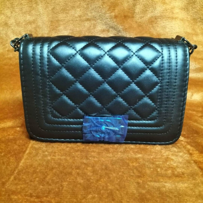 小香菱格皮帶鍊小包