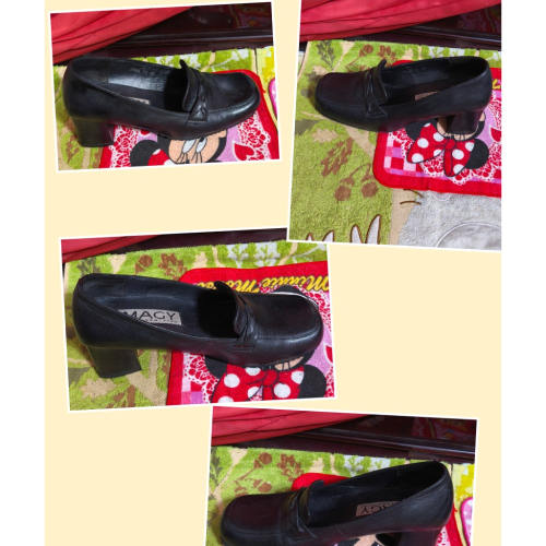CK 小花刺繡樂福鞋37 MINTO SHOES咖啡包鞋23 MAGY黑色跟鞋36