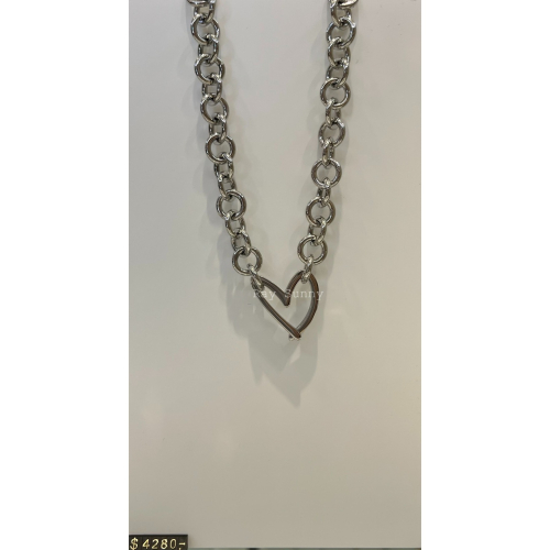 RS代購 - Agnes b全新正品優惠 agnès b.-配件 女裝 Logo ＂Sweet Heart＂ 項鍊