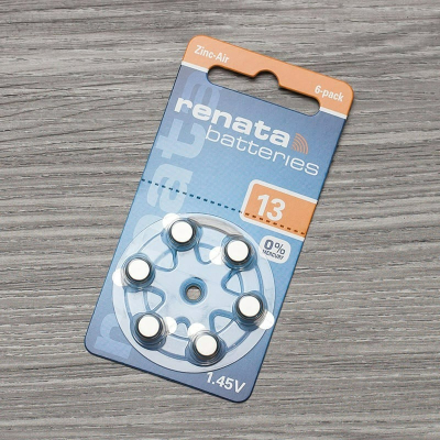 【廉售】三重☆大人氣☆ 瑞士 renata ZA13 (PR48) 助聽器 鋅空氣 電池 德國製
