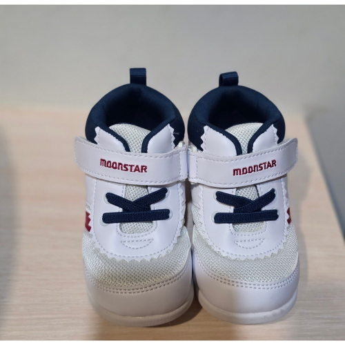 日本MoonStar 月星機能童鞋 護踝款 白藍童鞋16