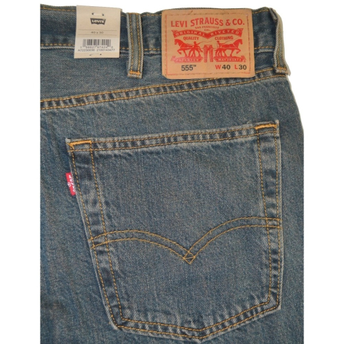 Levi＇s【40腰 42腰】555牛仔褲 復古 寬鬆直筒 無彈性 大尺碼 A72230036 全新 現貨 保證正品