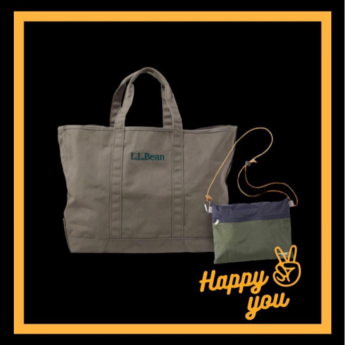 【快樂優】現貨發票L.L.Bean 托特包 挎包組 戶外品牌 LLBean llbeen
