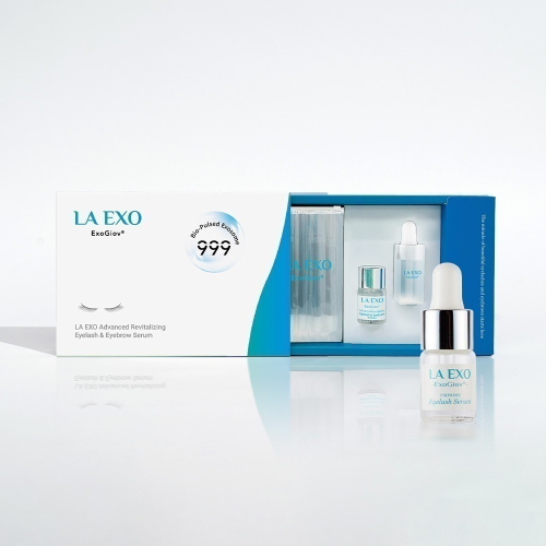 【LA EXO】高效生化脈衝外泌體睫眉滋養液3ml 附棉棒 外泌體 修復肌膚 台灣製