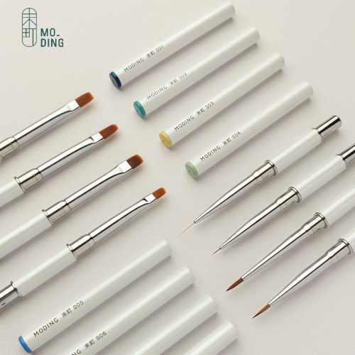 現貨｜末町 Moding 優等生 美甲筆 美甲專用凝膠筆 刷色 勾線 彩繪 工具 萬能筆刷 自然無痕 水彩筆 拉線筆