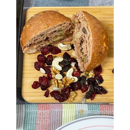 【方王媽媽堅果饅頭】紅莓堅果饅頭