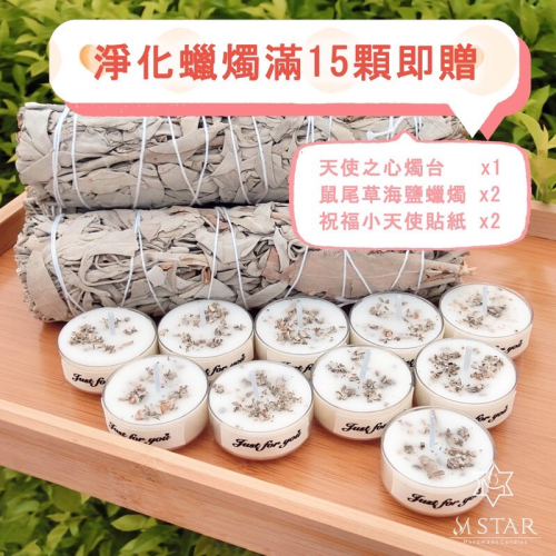 強大淨化負能量與保護力 鼠尾草海鹽蠟燭 秘魯聖木蠟燭 灌注白色之光能量 療癒 冥想