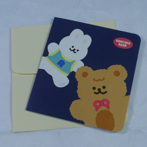【DANCING BEAR】댄싱베어 迷你萬用卡片信封組 (共6款)