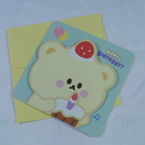 【POCKET FRIENDS】쪼꼬미친구들 迷你生日卡片信封組 (共6款)