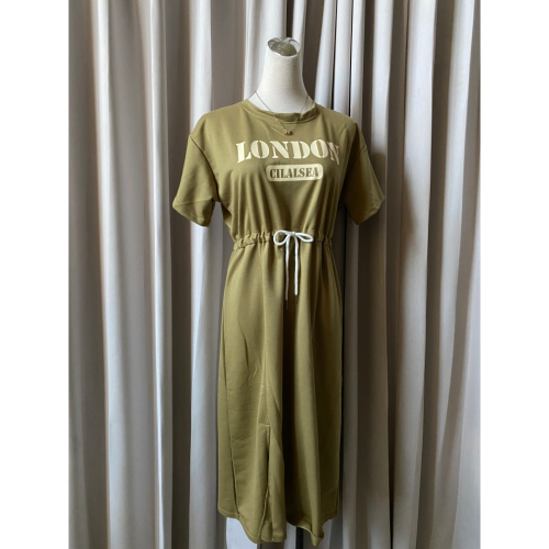 N-1109 shop 現貨?️休閒抽繩臉書洋裝