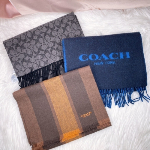 美國代購??台灣現貨 Coach 羊毛圍巾
