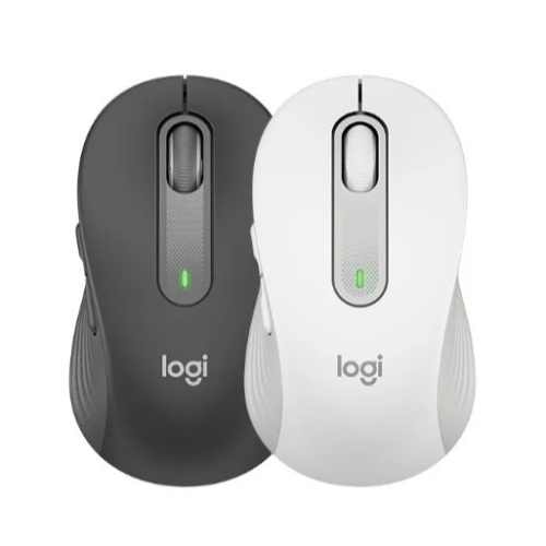 羅技 logitech M650 多工靜音無線滑鼠-石墨灰/珍珠白