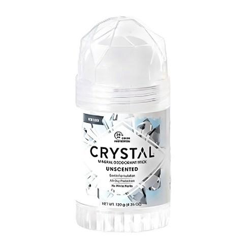 美國 CRYSTAL 礦物鹽身體固體除臭棒 無香, 120g