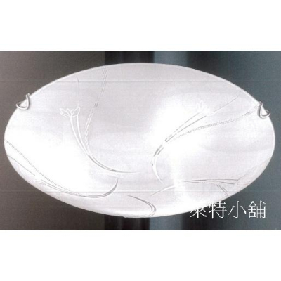 ~萊特小舖~(含稅附發票)圓型玻璃吸頂燈 客廳 臥室 餐廳931