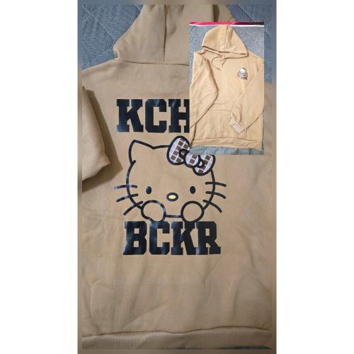 Kitty刷毛帽T