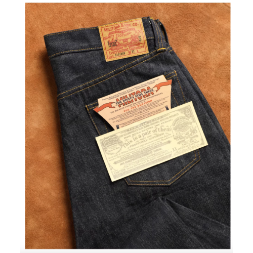 Iron＇sMilitora S501XX NFS 大戰版 牛仔褲 丹寧狂熱 55501 闊腿赤耳丹寧 13oz