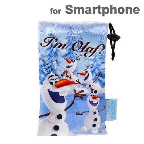 日本進口 現貨 迪士尼 Disney 冰雪奇緣 Frozen 雪寶 Olaf 手機束口袋 賣場多款任選