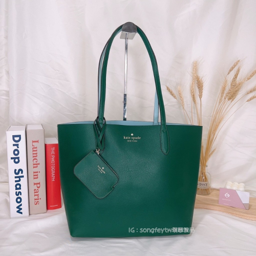 美國代購??台灣現貨 Kate spade KS 雙面1+1大托特 托特包
