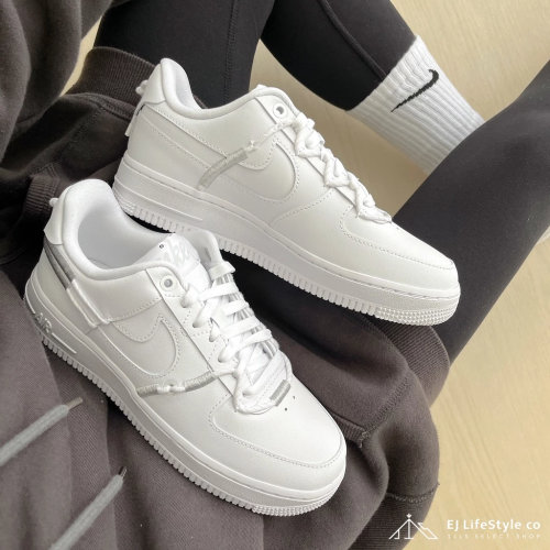 NIKE AIR FORCE 1 鴛鴦 藍橘 白銀 奶茶 運動 DH4408-100