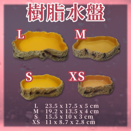 REPTIZOO 瑞普 樹脂餵食盤 水盆 食盆 菜盤 寵物水盆 兩棲爬蟲 守宮 蜥蜴 陸龜 角蛙 婷婷百貨 金金水族